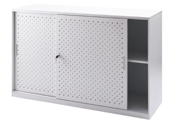 Budget Slide Door Perforated Cupboard